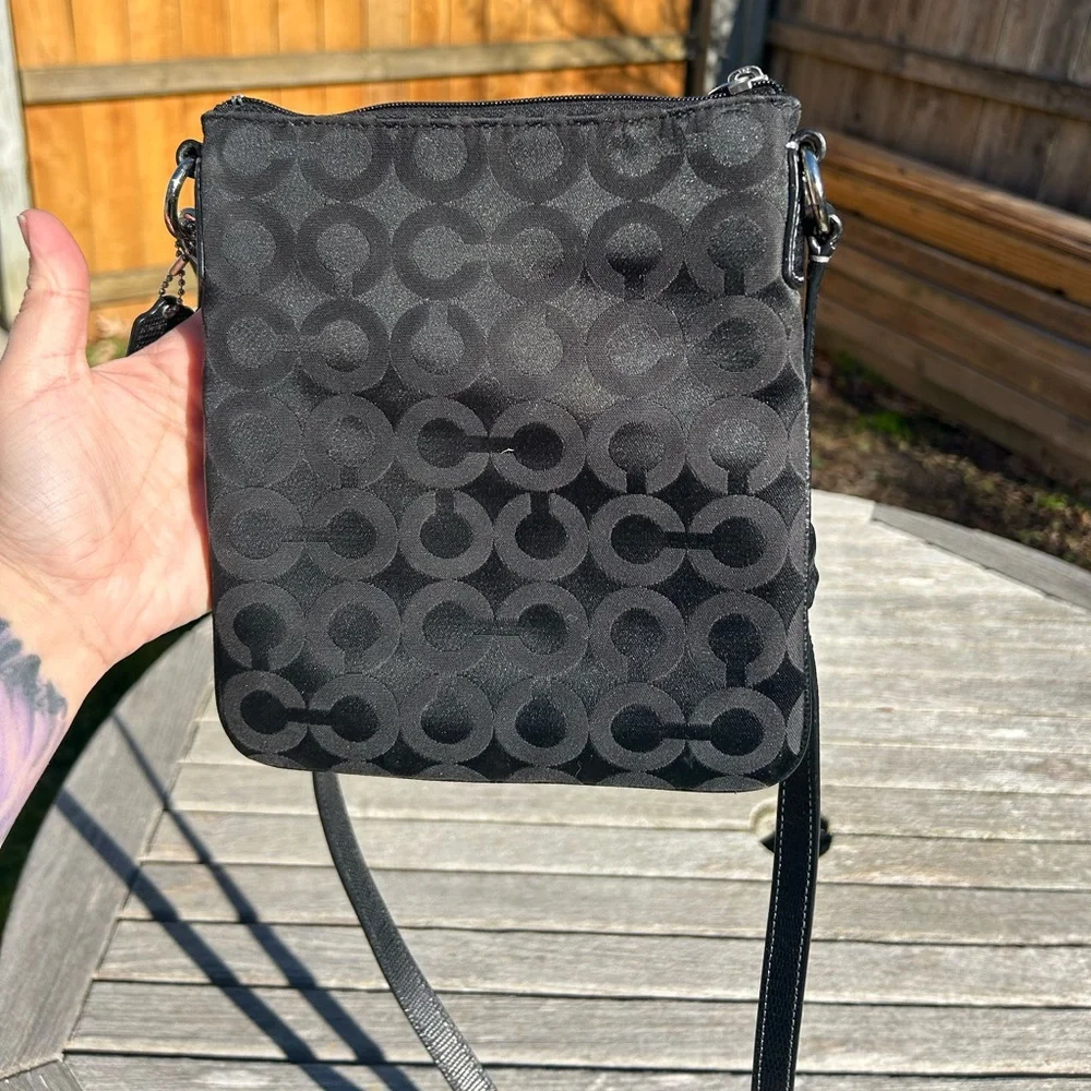 Coach shoulder‎ crossbody y2k handbag in black